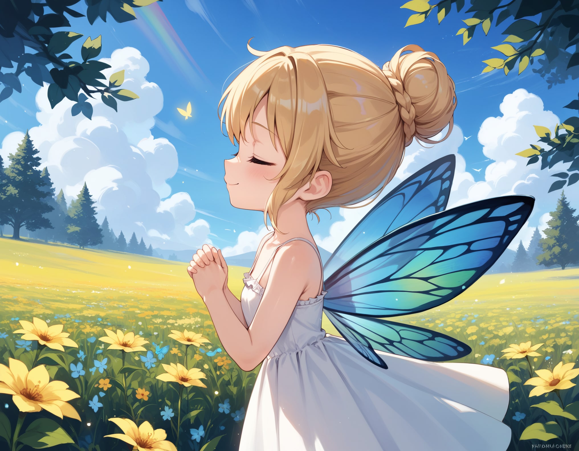 祝福を送る精霊