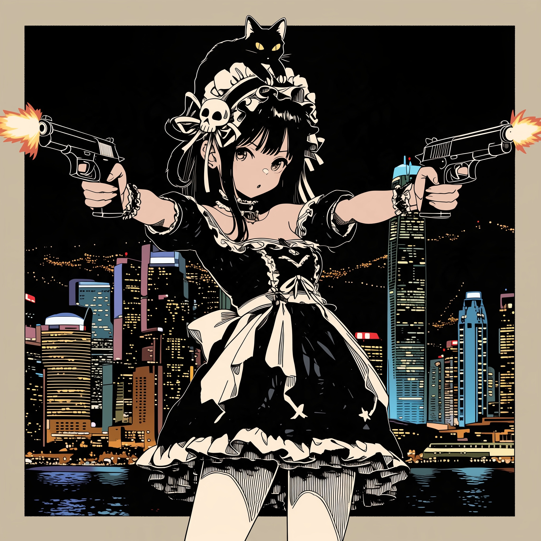 懐かしの香港ノワール | の人気AIイラスト・グラビア