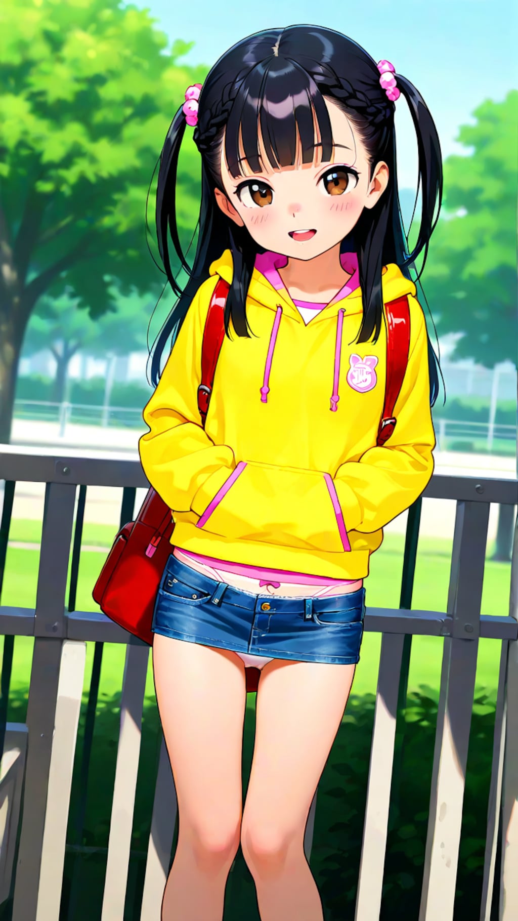 ツインテパーカー