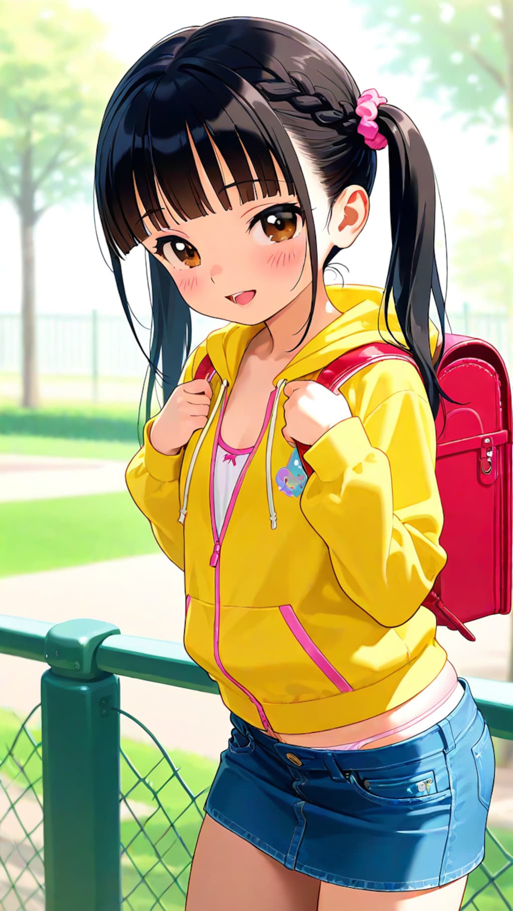 ツインテパーカー