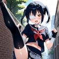 【今日の腹筋】ハイキック 3枚目