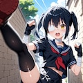 【今日の腹筋】ハイキック 2枚目