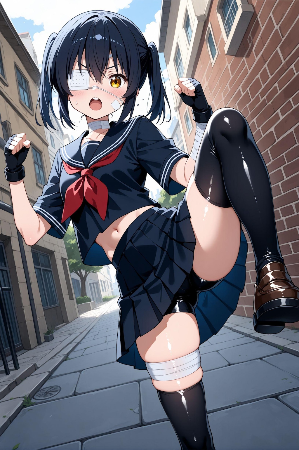 【今日の腹筋】ハイキック