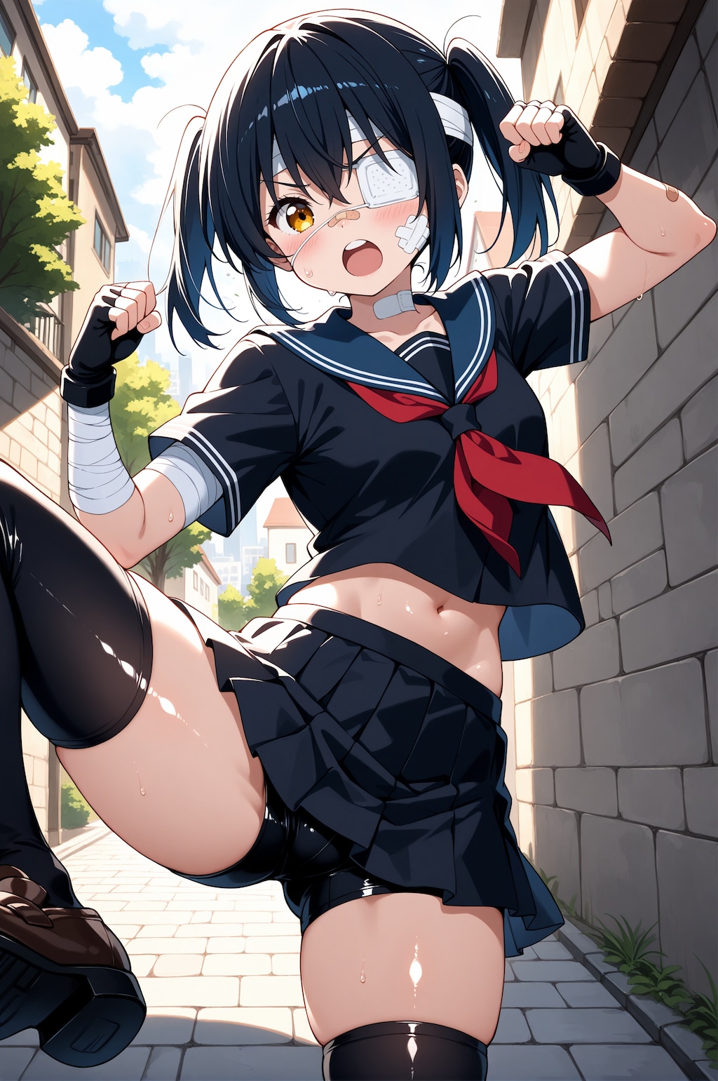 【今日の腹筋】ハイキック