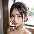 風呂上がりの娘 3枚目