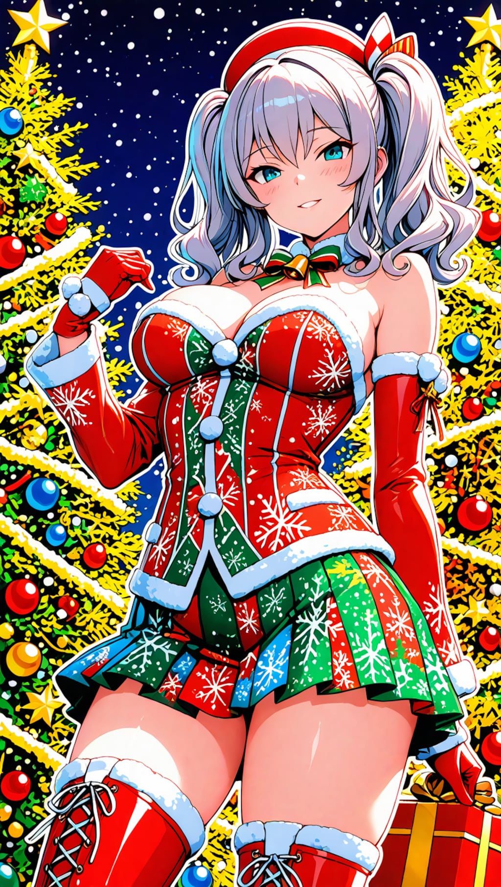 版権キャラクリスマスイラスト2025