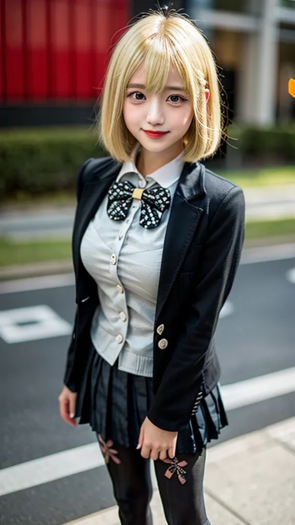 2025/01/21JK 冬服と黒タイツ