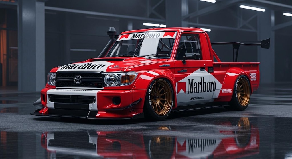 マルボロランクル70トラックレーシングカー