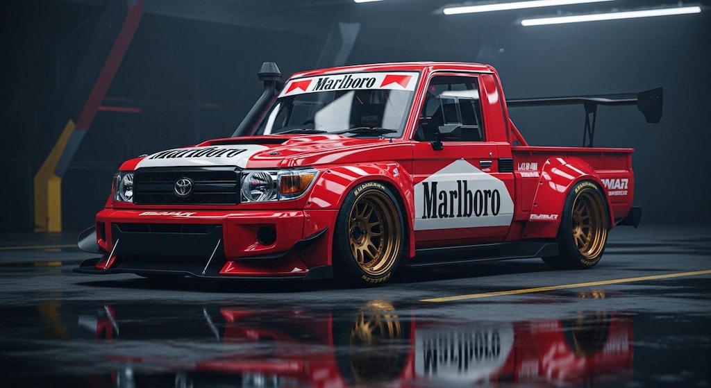 マルボロランクル70トラックレーシングカー