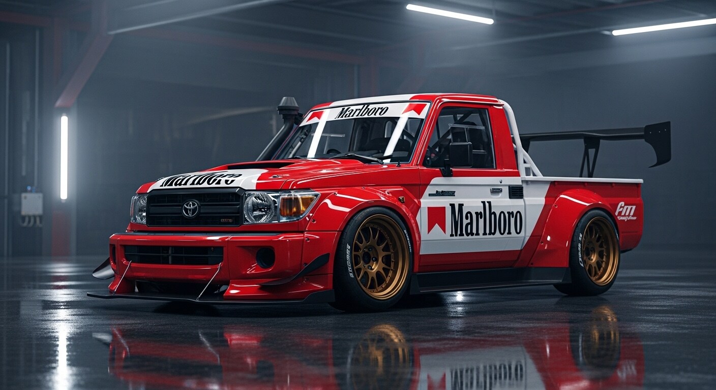 マルボロランクル70トラックレーシングカー | の人気AIイラスト・グラビア