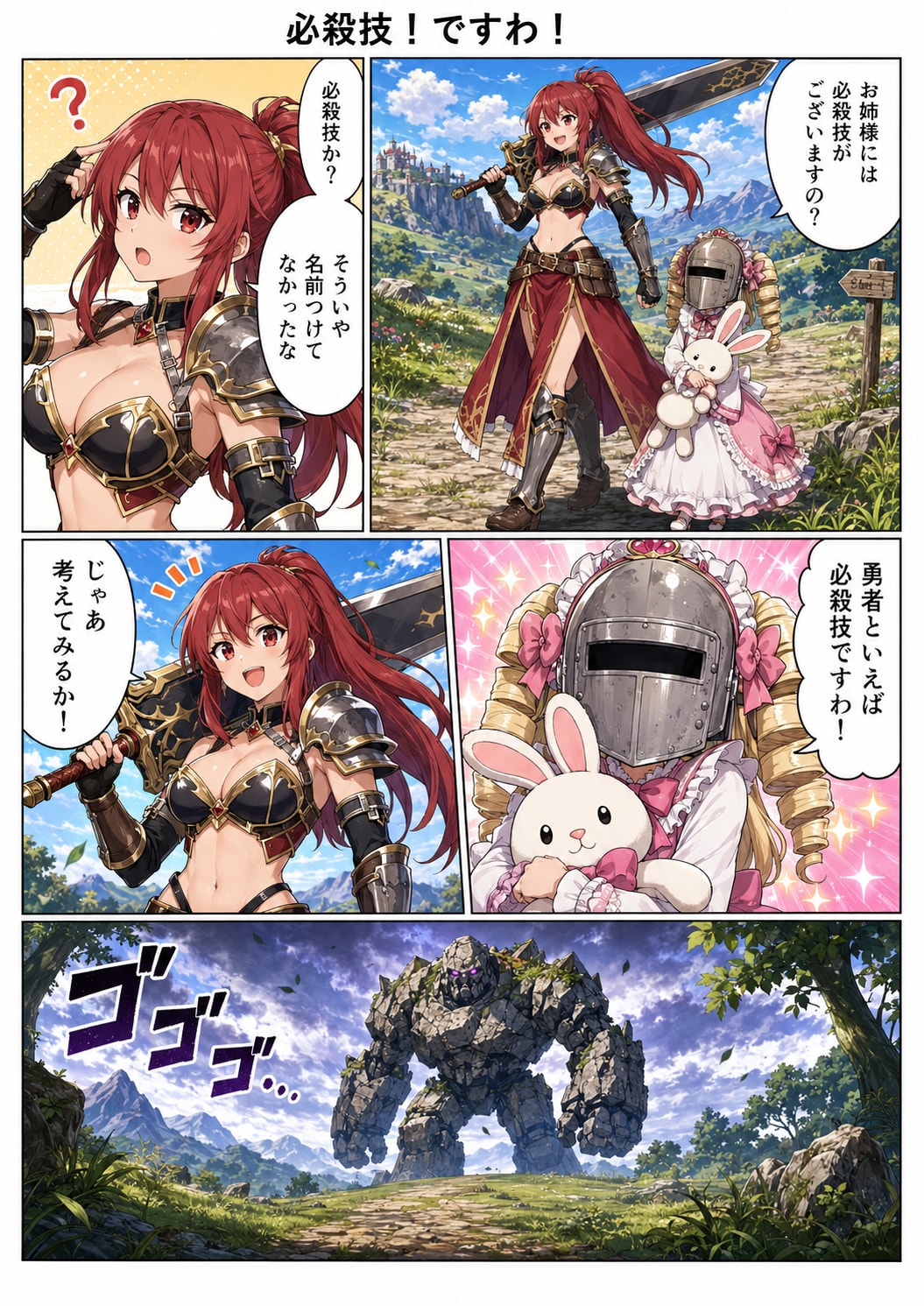 ロンスカ勇者とマスクドお嬢様⑤『必殺技！ですわ！』