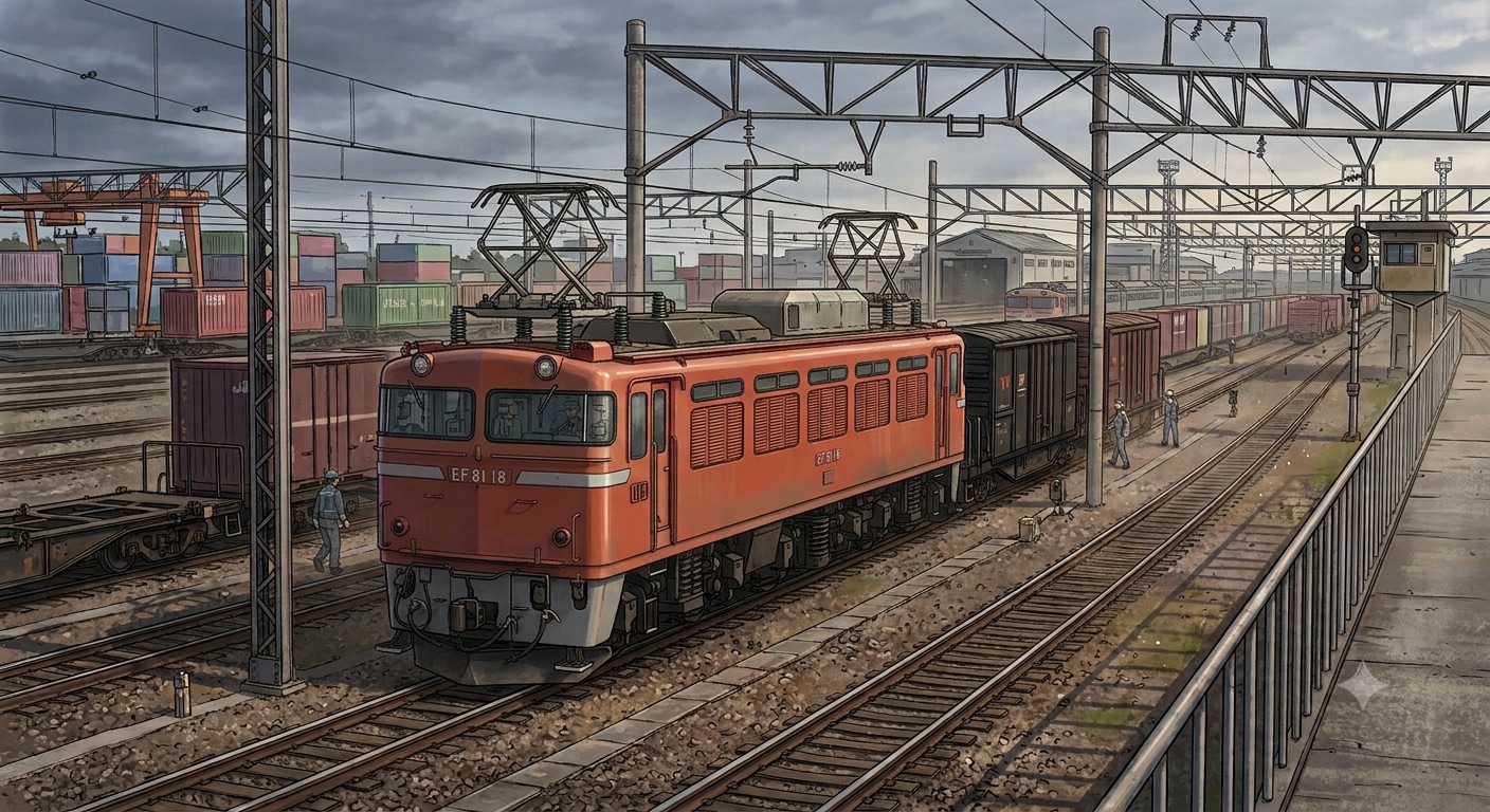 EF81と貨車オマケ。