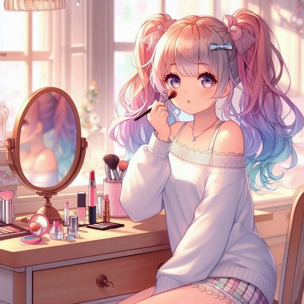 メイクアップ(DALL-E)