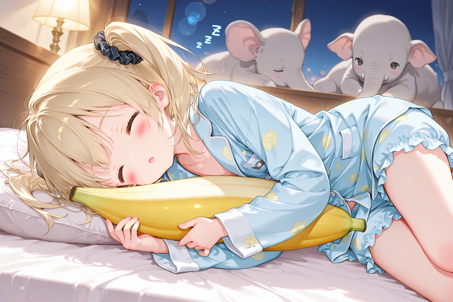 バナナでスヤ～～💤