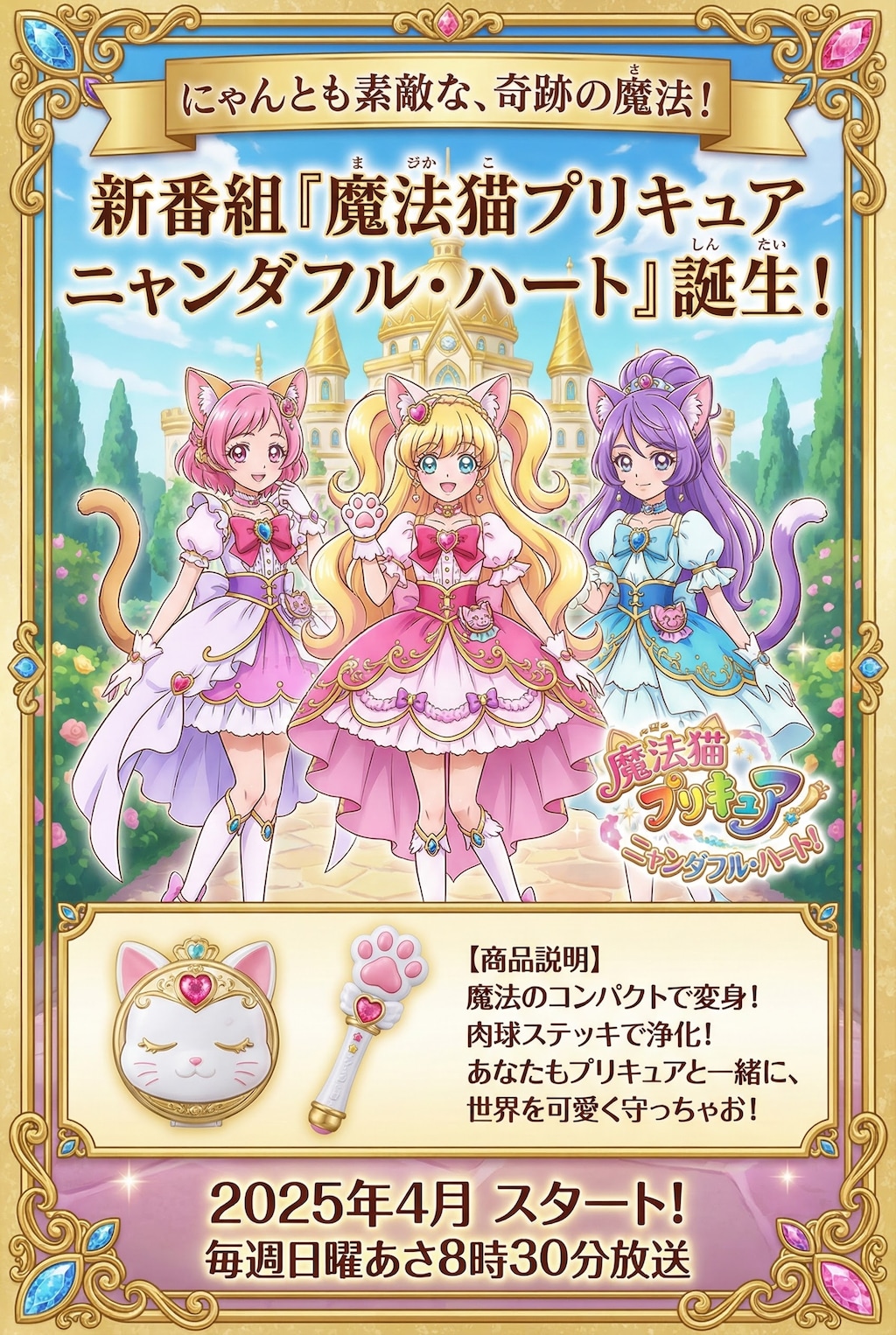 猫プリキュア　広告
