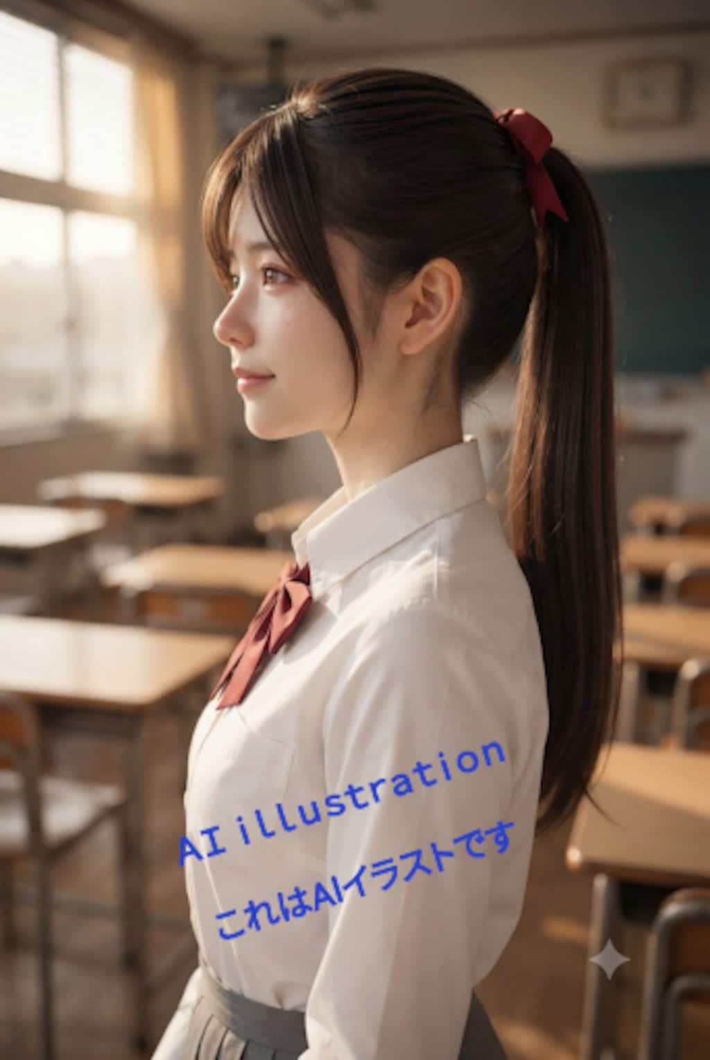 初恋のポニーテール美少女。   視線が重なるたび、彼女はもう笑っていて── ボクは“いつも笑顔の子”だと誤解していた。  本当は、自分がどう見られるか気にして──