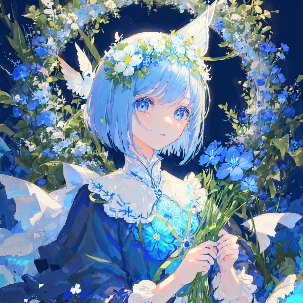 blue garden