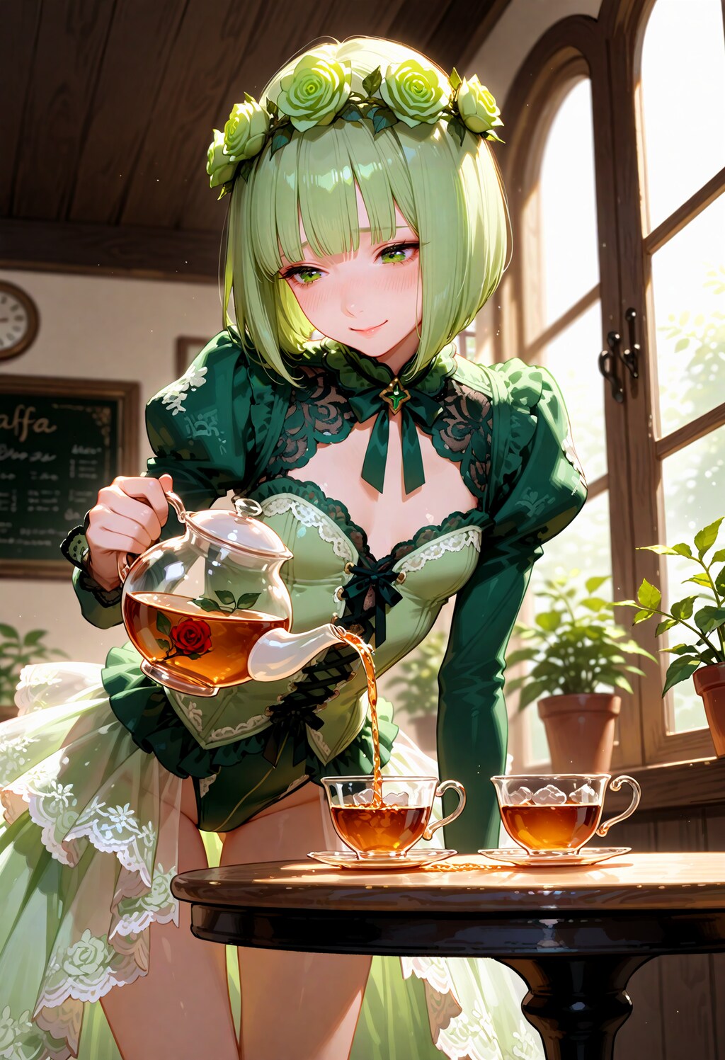 ハーブティー。