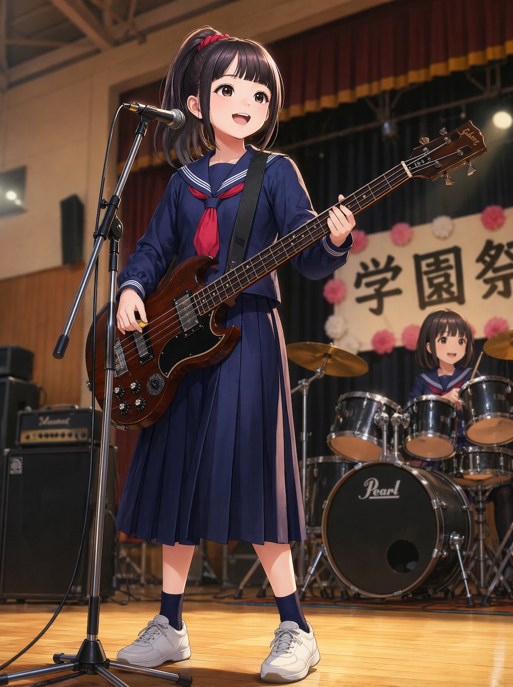 学園祭ベースの女の子