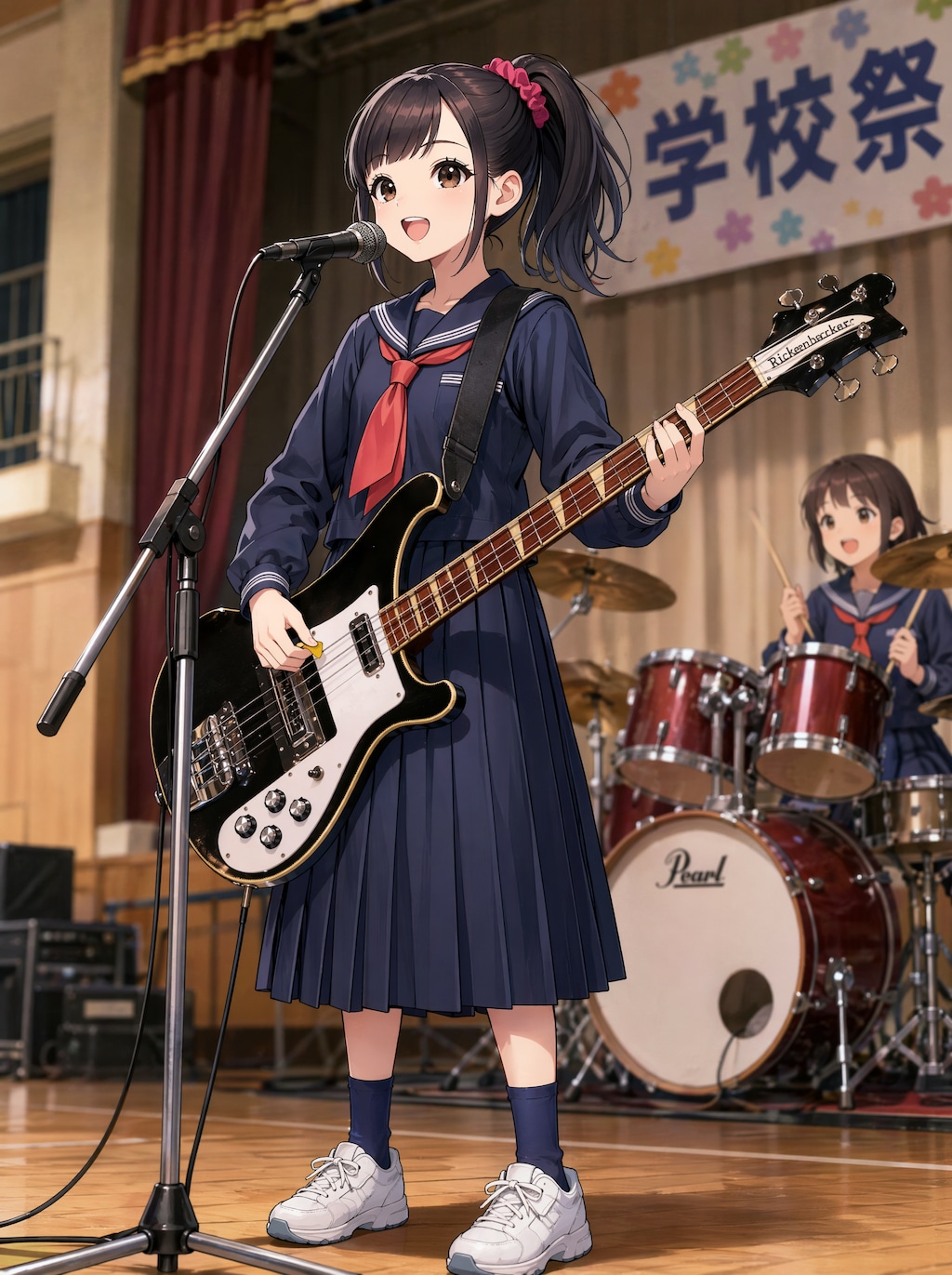 学園祭ベースの女の子
