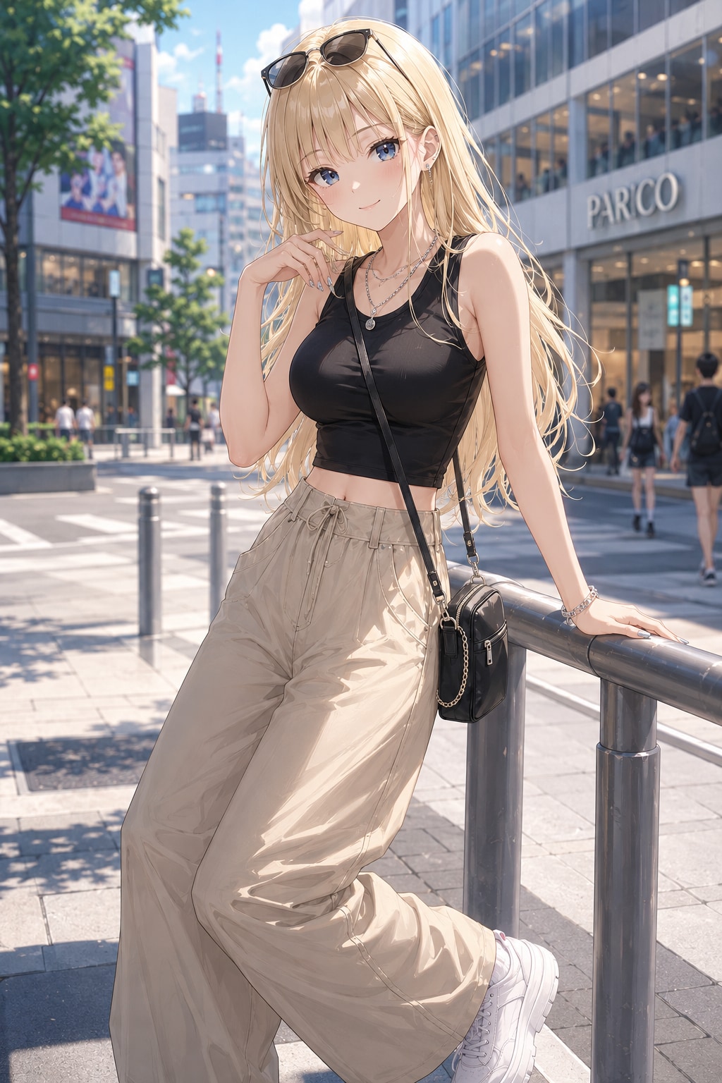 ブロンドちゃんの夏ファッション