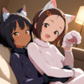 猫娘2人 4枚目