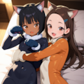 猫娘2人 3枚目