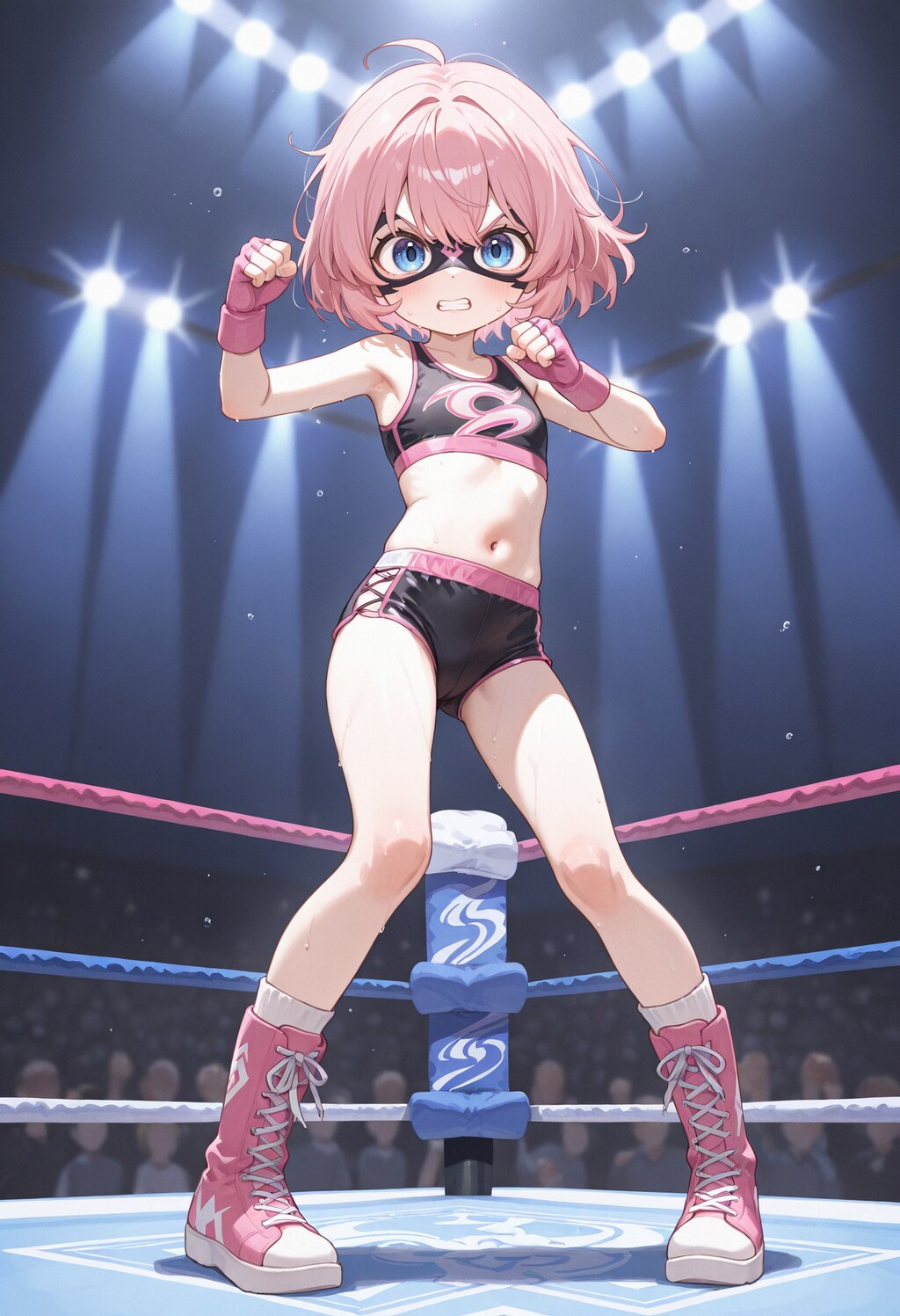 マスクレスラー少女