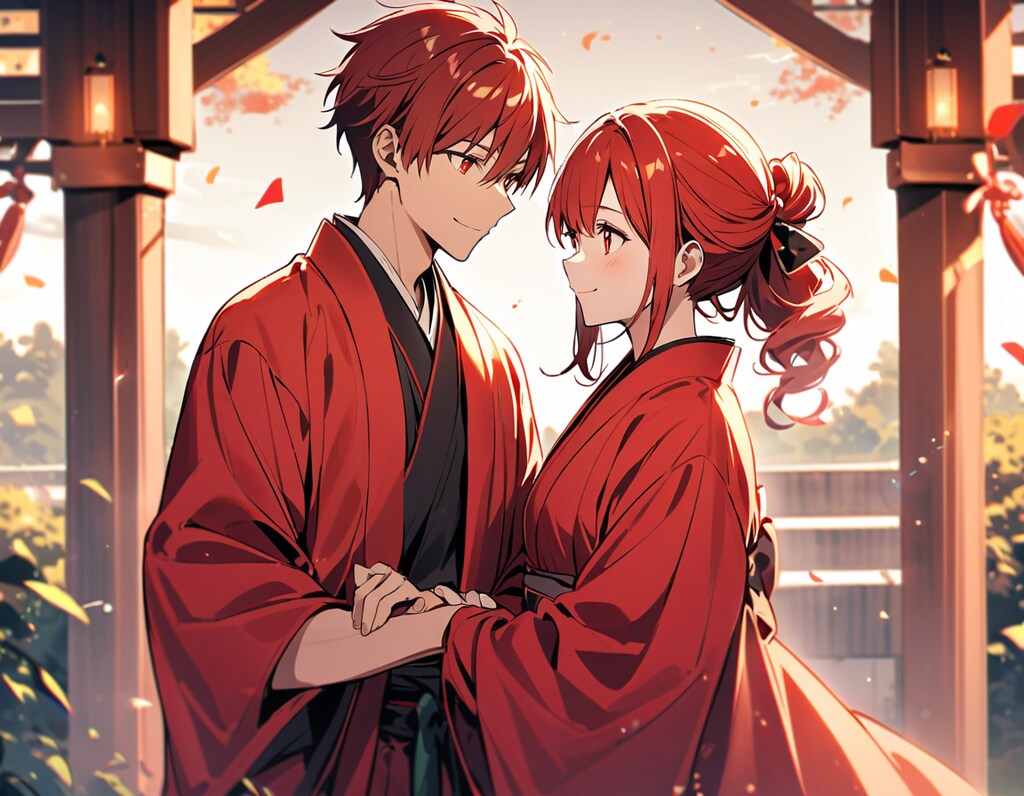 赤髪の夫婦