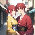赤髪の夫婦 2枚目