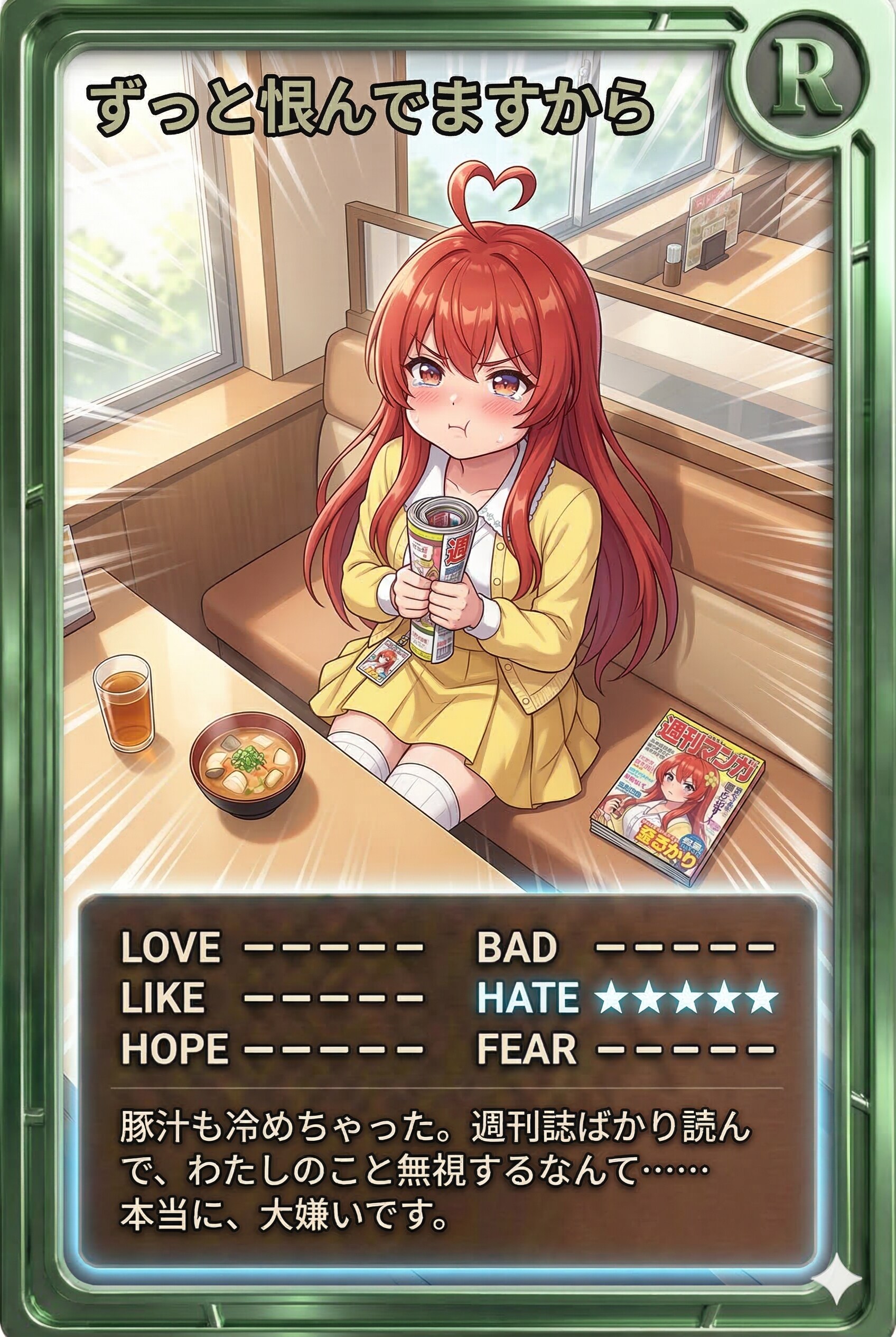 昼かーど「ずっとんでますから」恨 | の人気AIイラスト・グラビア