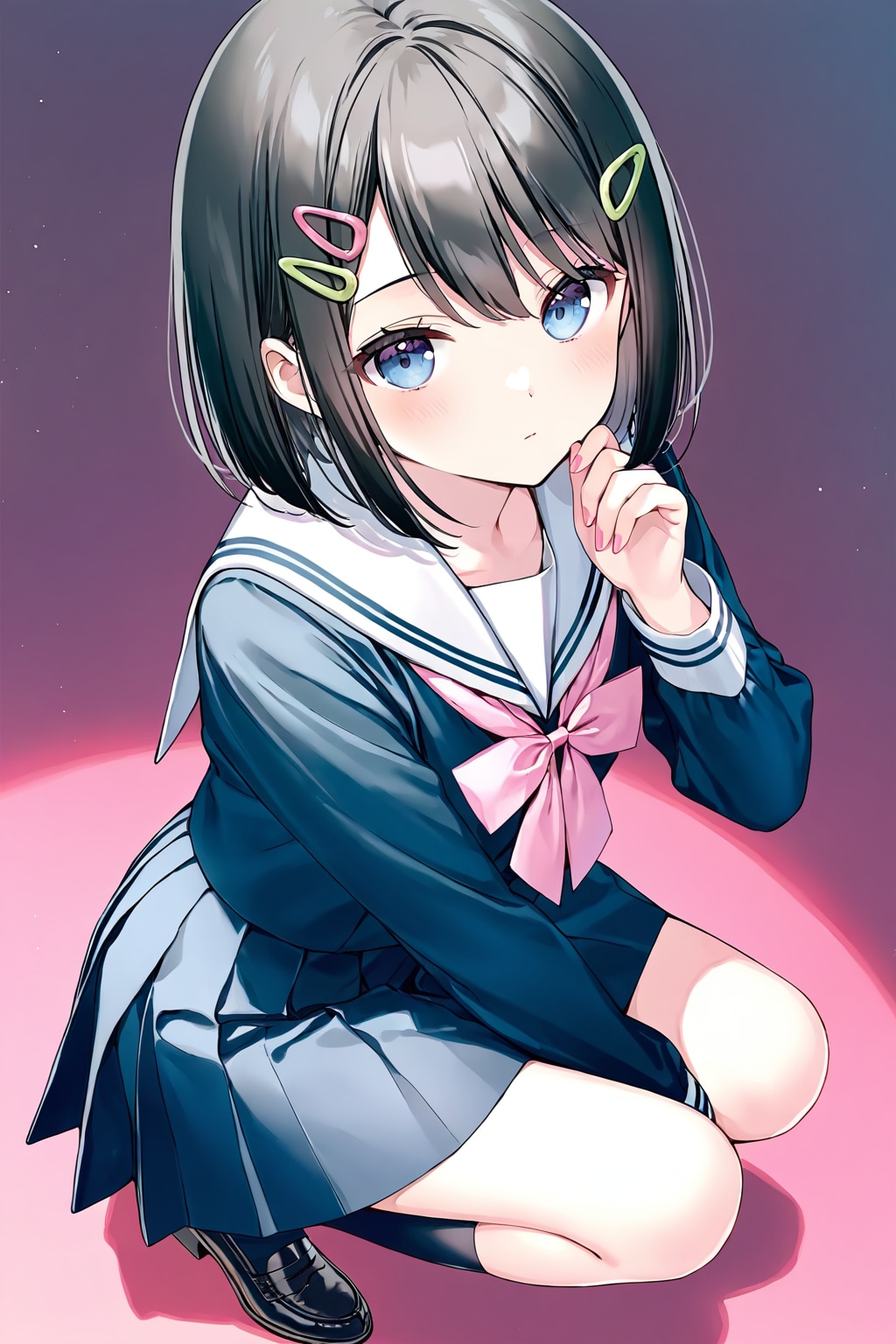 制服少女(LILAC)(2) | の人気AIイラスト・グラビア