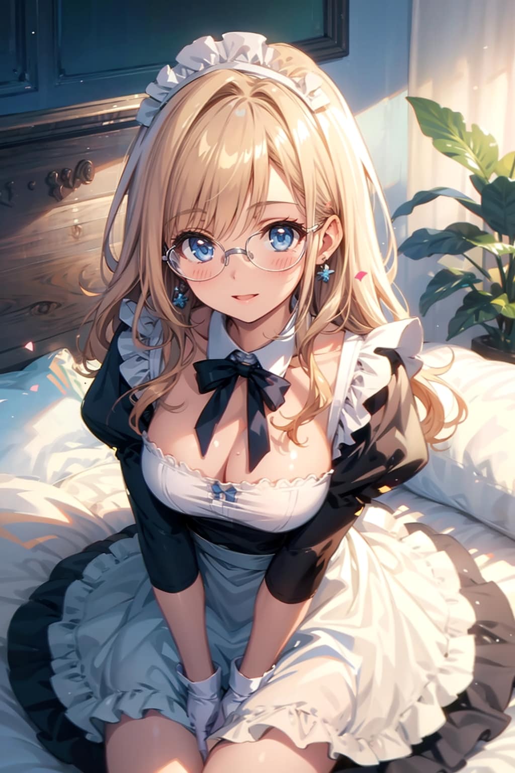 メガネ美少女メイド