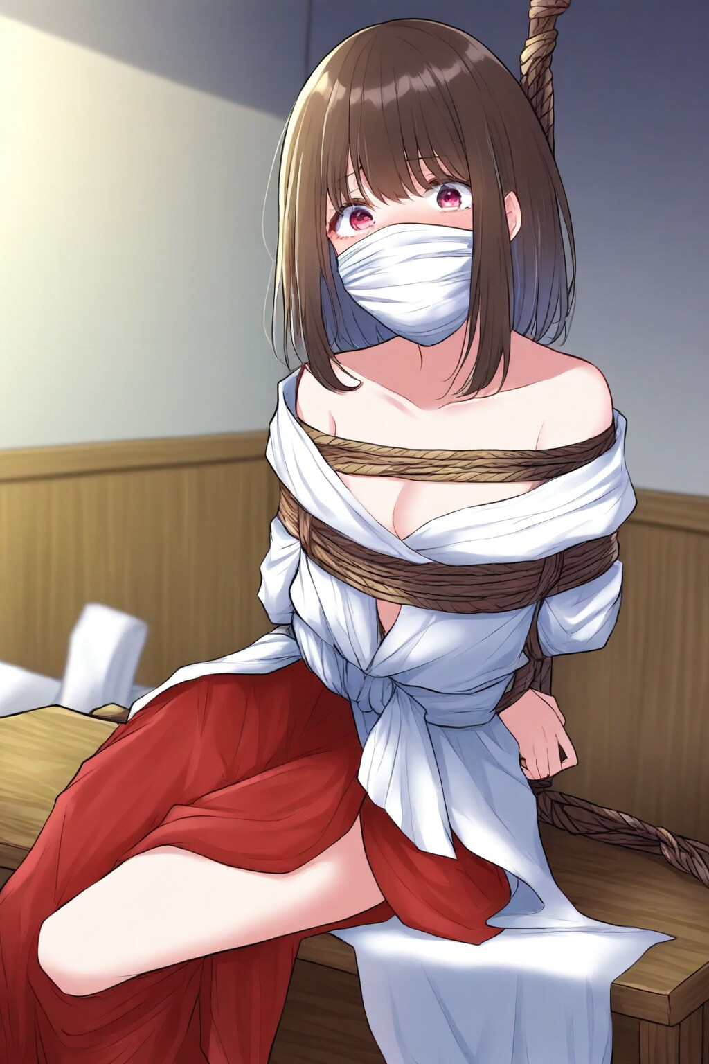 監禁された巫女さん
