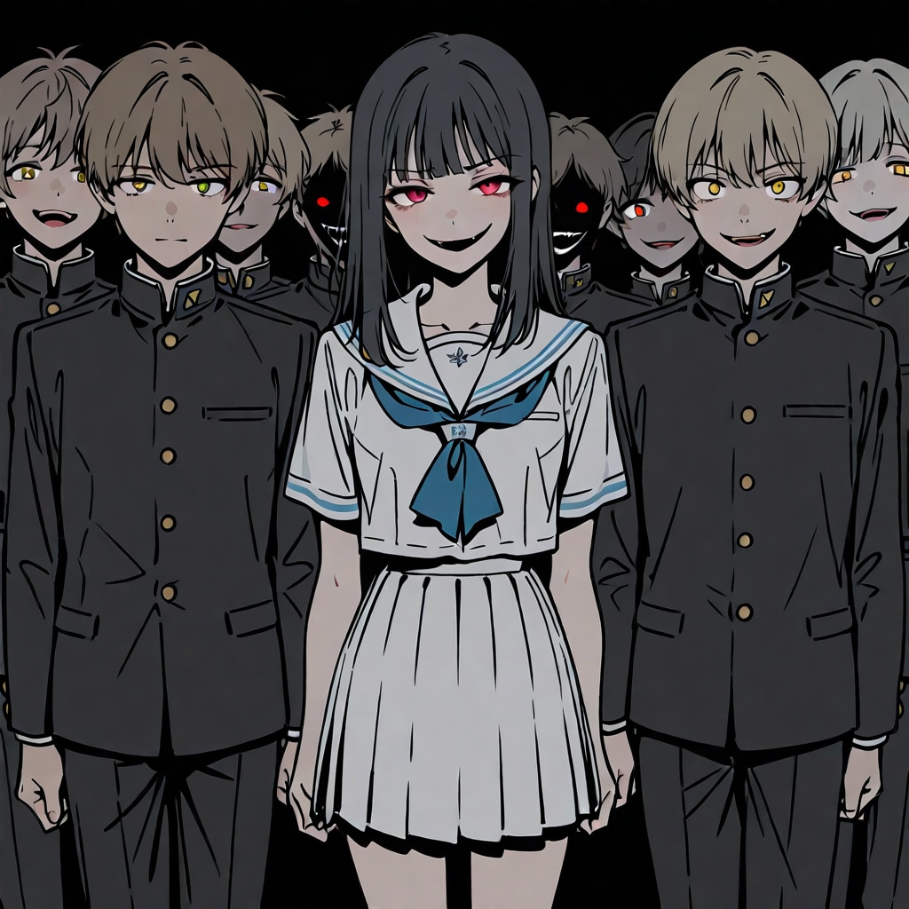 学園を牛耳る黒幕ガール