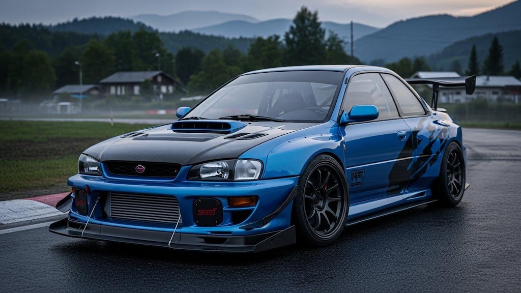 インプレッサ22Bレーシングカー