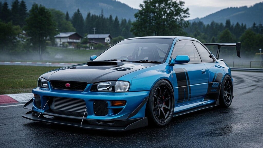インプレッサ22Bレーシングカー