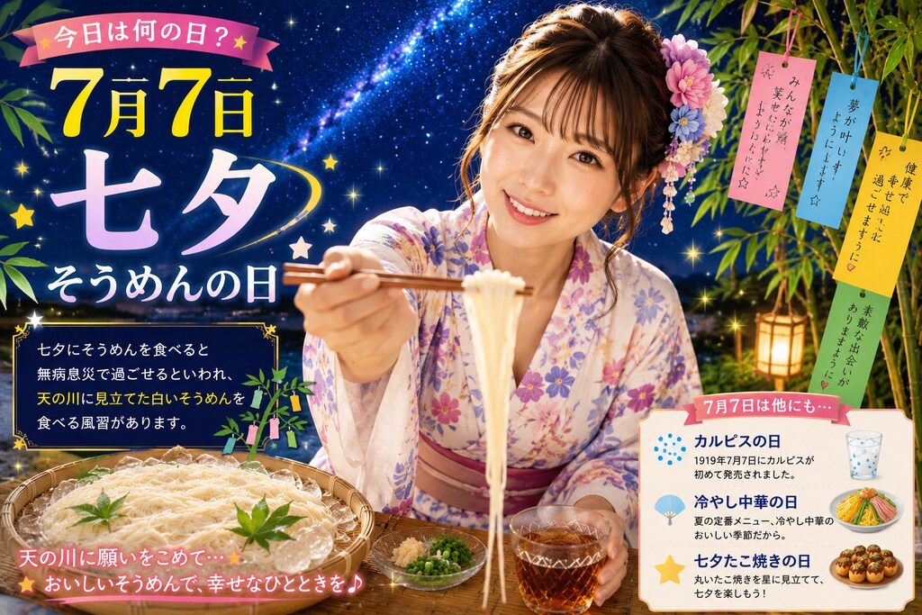 今日の1枚(7月7日)そうめんの日
