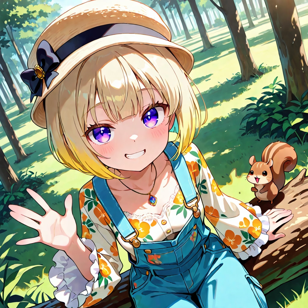 藤華ちゃんのオーバーオール