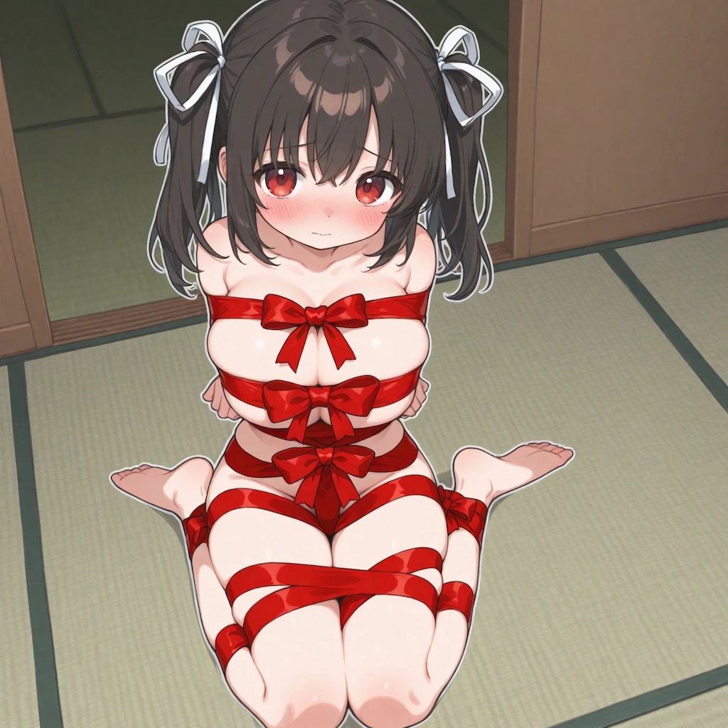 リボン縛り