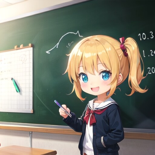 数学チビガール
