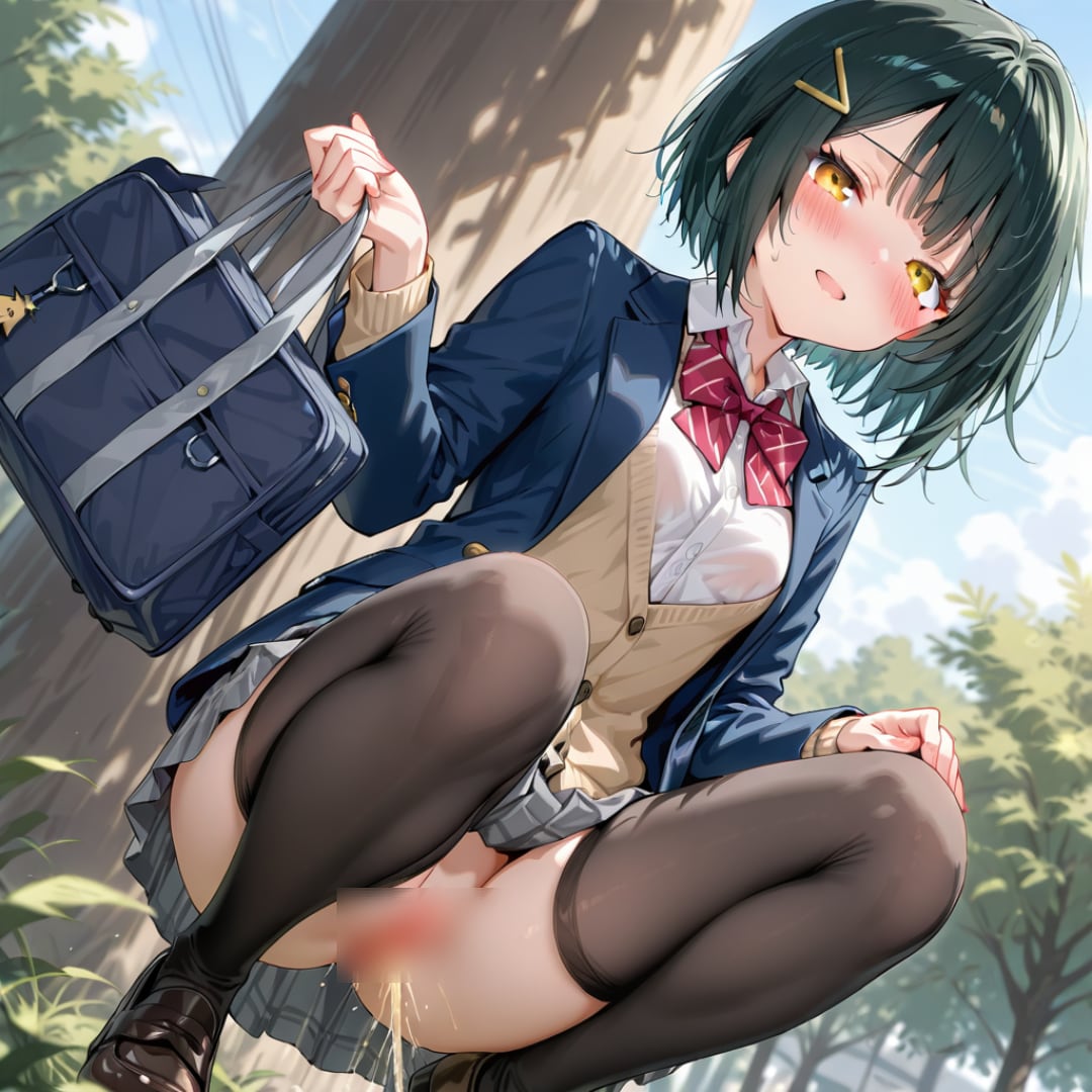 色んなところでおしっこしちゃうJK達