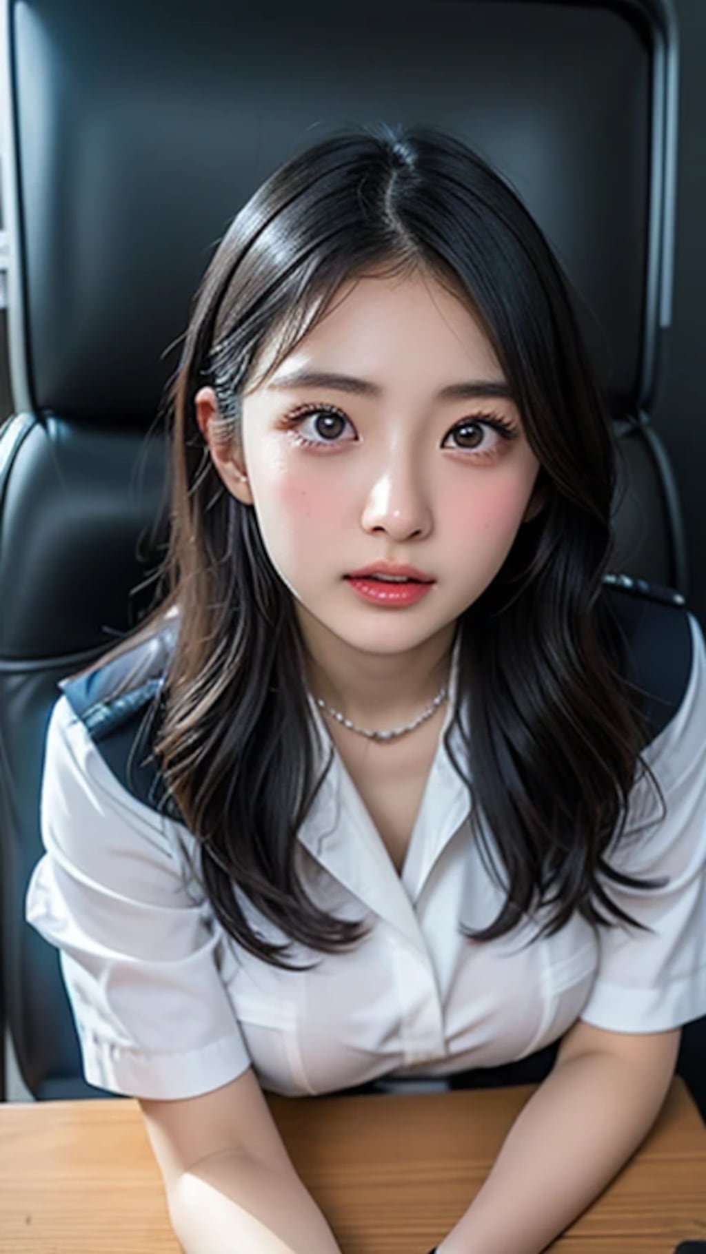 働く婦警さん。