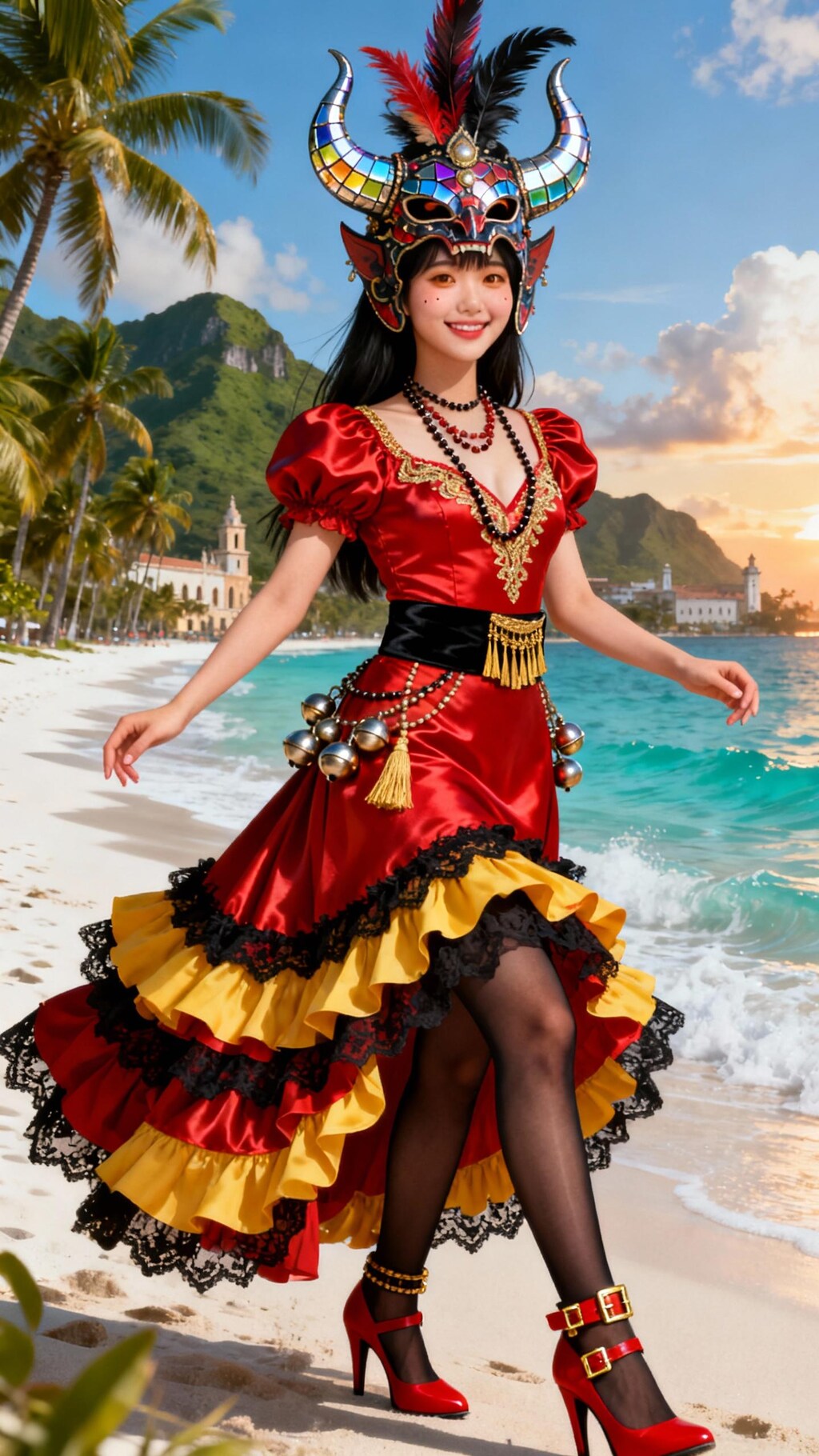 ラ・ベガのカーニバル衣装/ドミニカの民族衣装