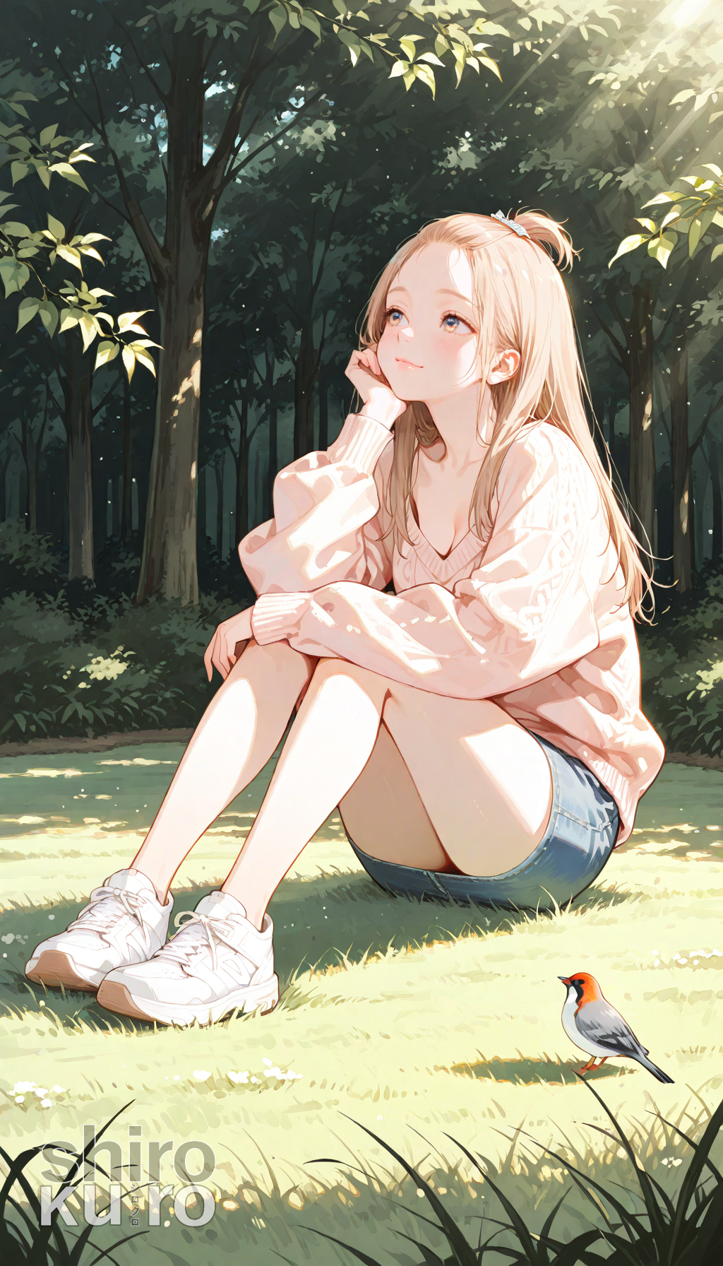 さえずりと戯れる午後