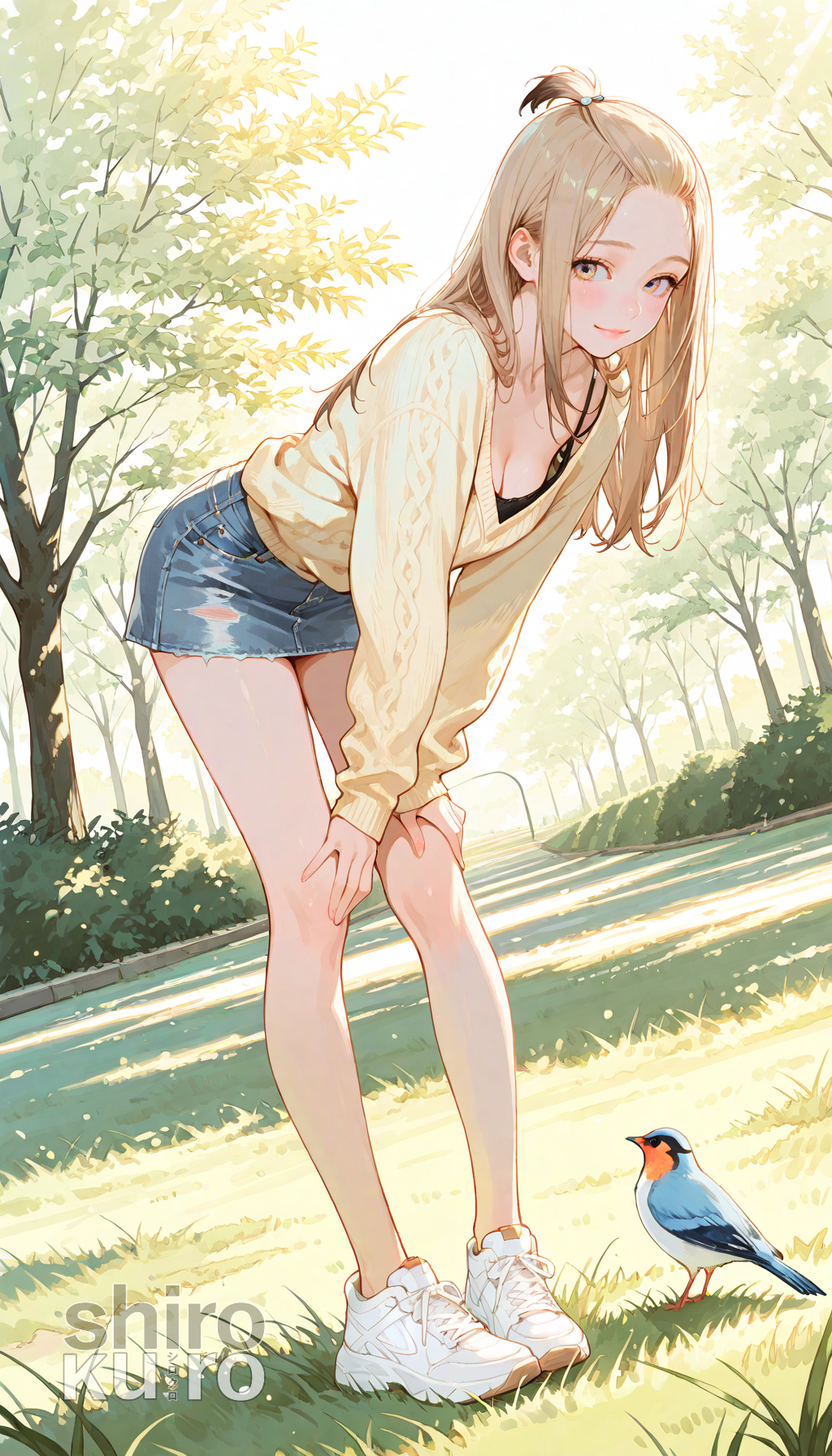 さえずりと戯れる午後