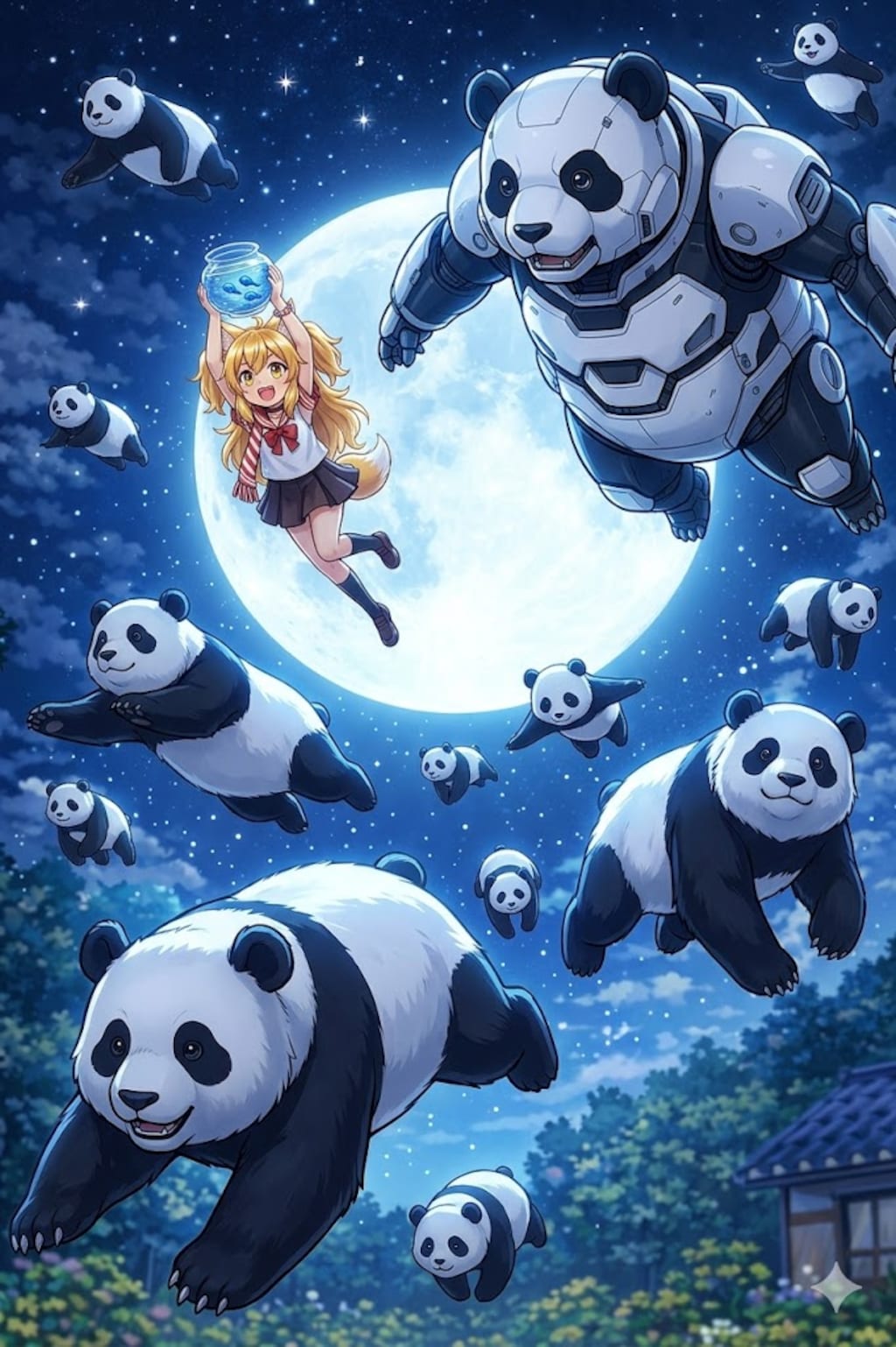 パンダがとんだ🐼