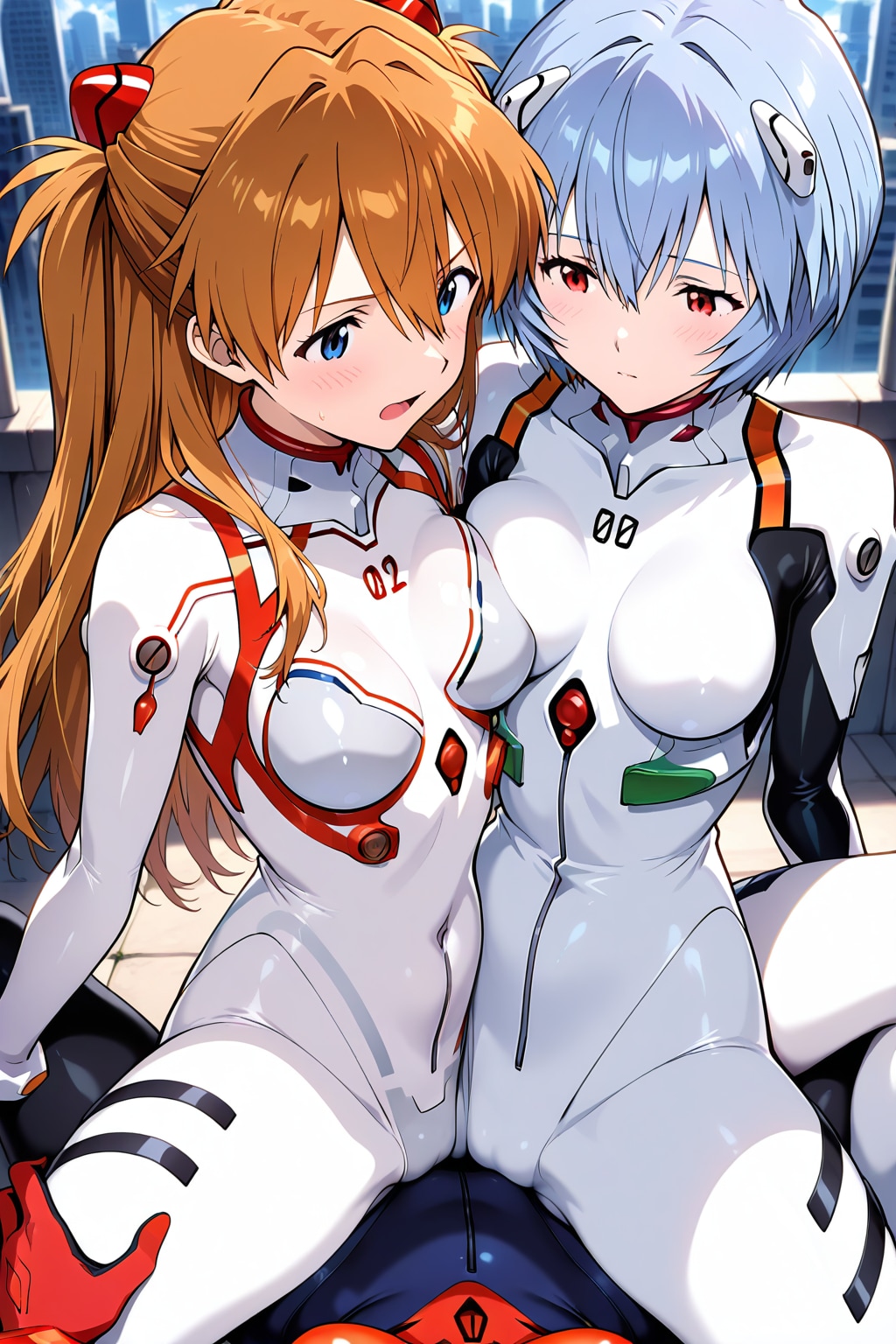 アスカ&綾波レイ