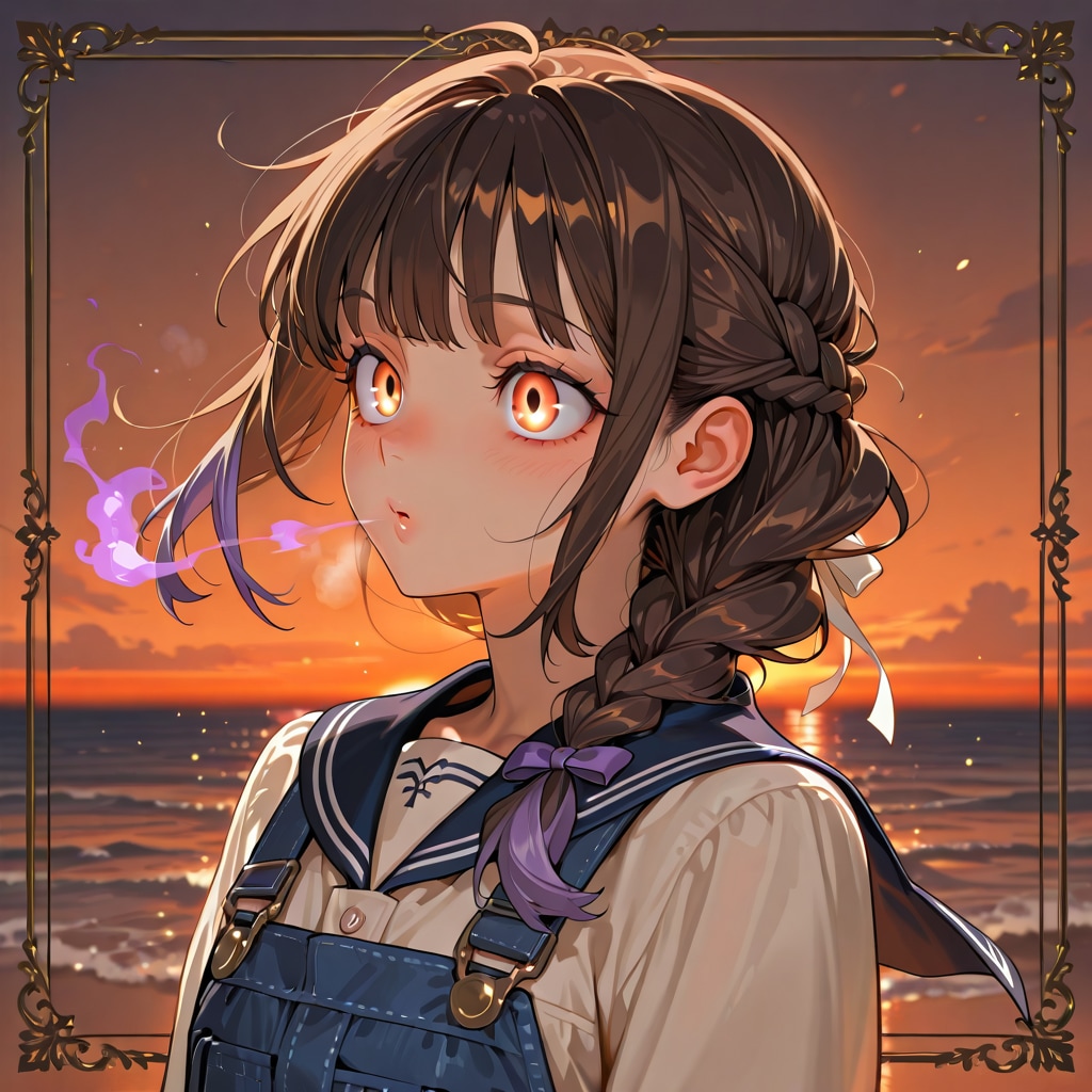 海風に頰赤らめ | の人気AIイラスト・グラビア