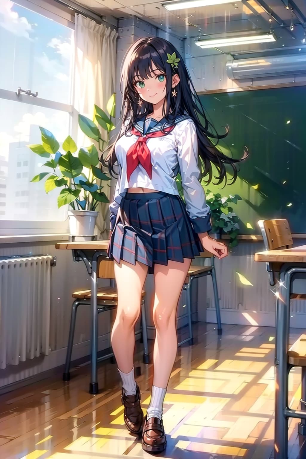 短いセーラー服
